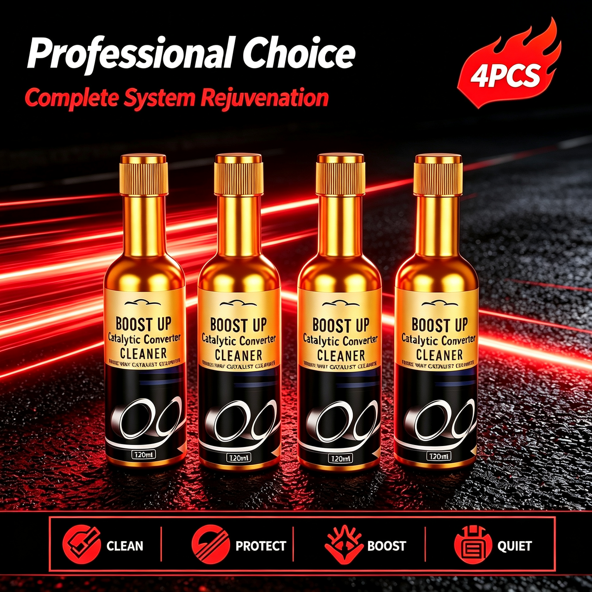Catalytic Converter Cleaner - Removes Carbon & Restores Power